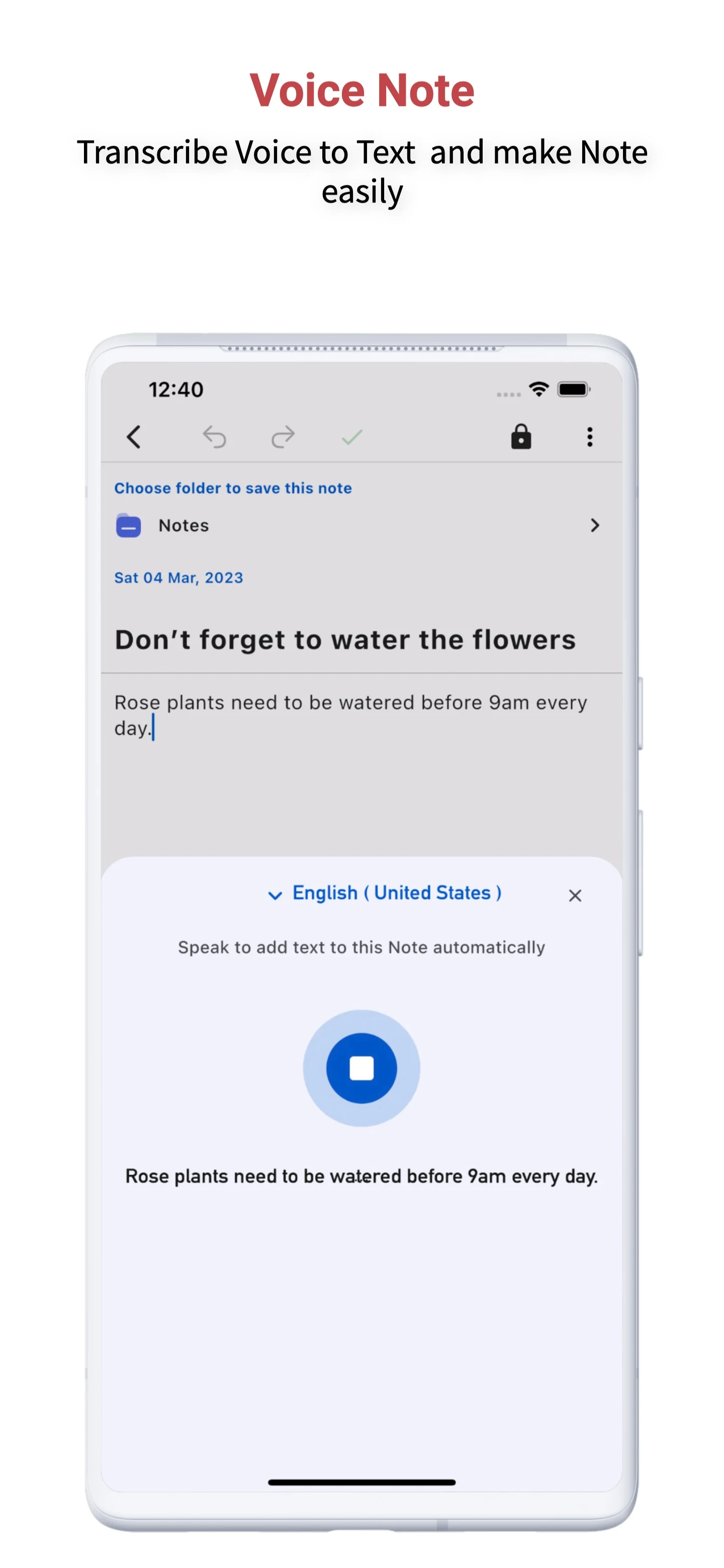 Voice Notes & Voice Memo + screenshot
