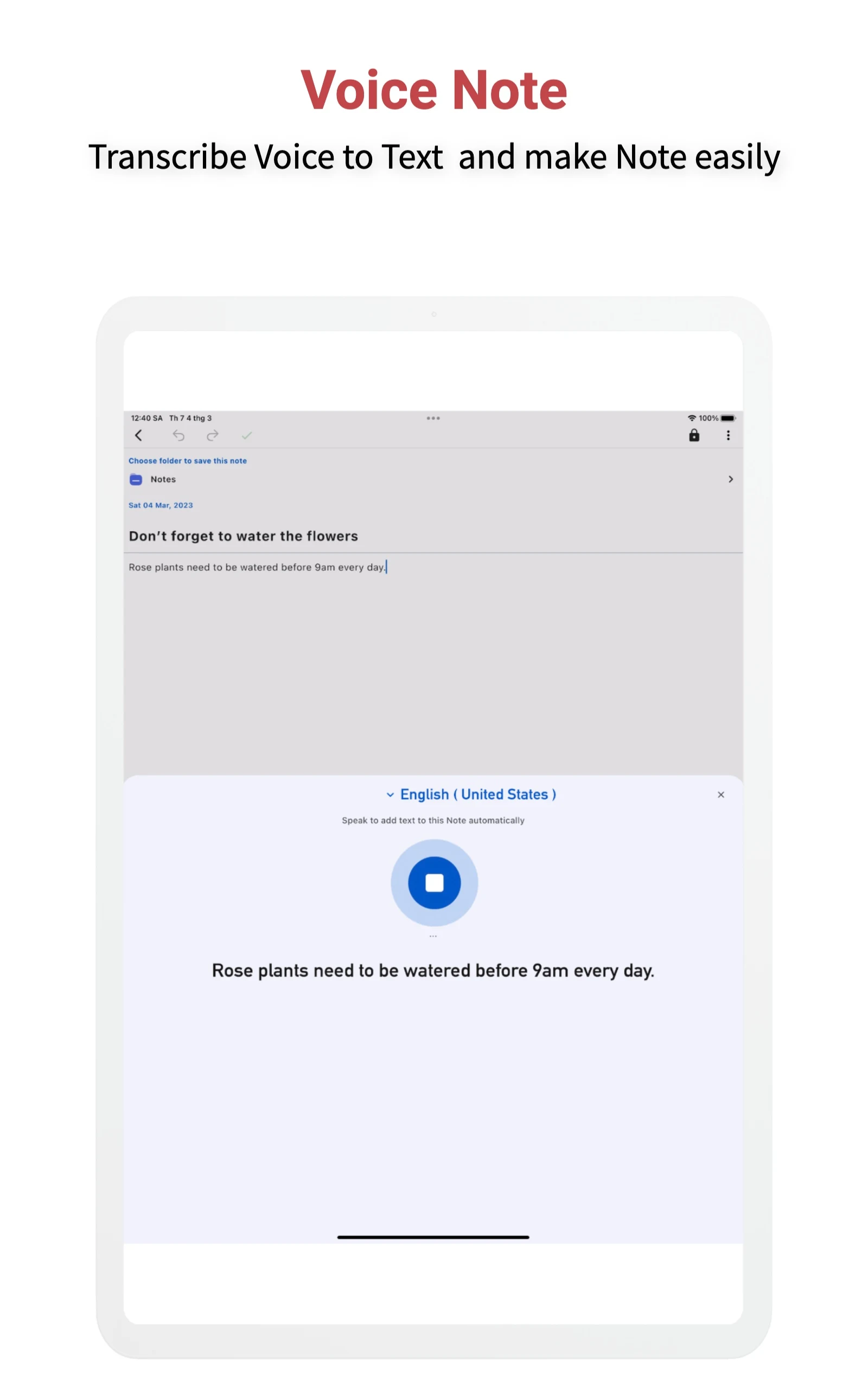 Voice Notes & Voice Memo + screenshot